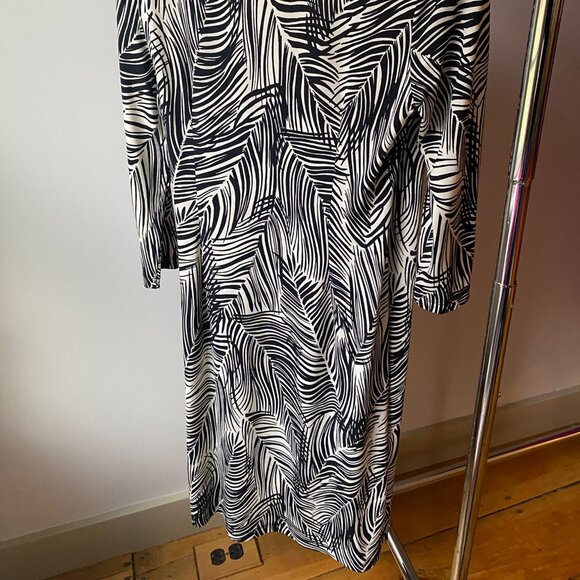 BCBG Maxazria Zebra Print Wrap Dress - Picture 3 of 4